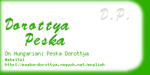 dorottya peska business card